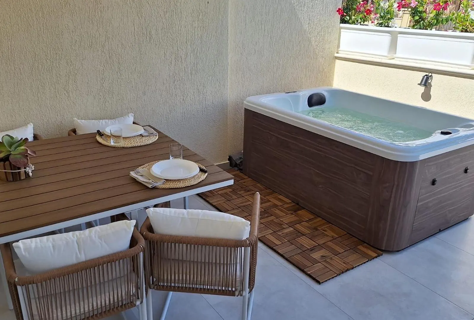 Luxury House & Spa In Baia Turchese Vasca Idromassaggio Riscaldata Con Cromoterapia Murta Maria Italy